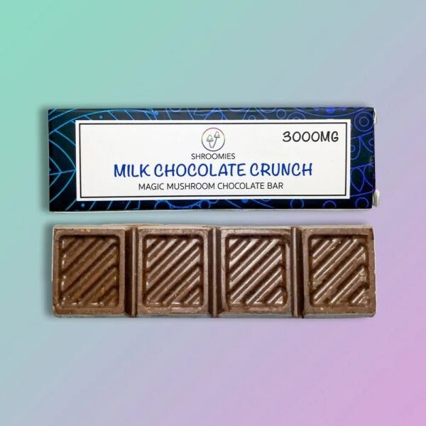 Shroomies Milk Chocolate Crunch Bar - Image 2